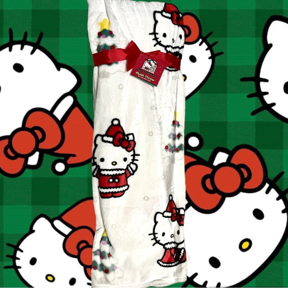 Hello Kitty Christmas blanket